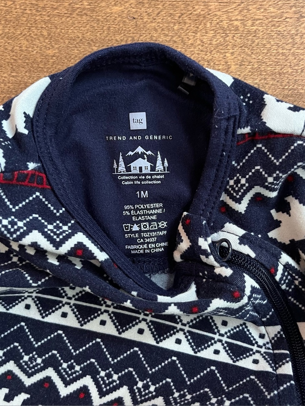 3/$10 TAG Baby unisex pyjamas 1m - Picture 2 of 3